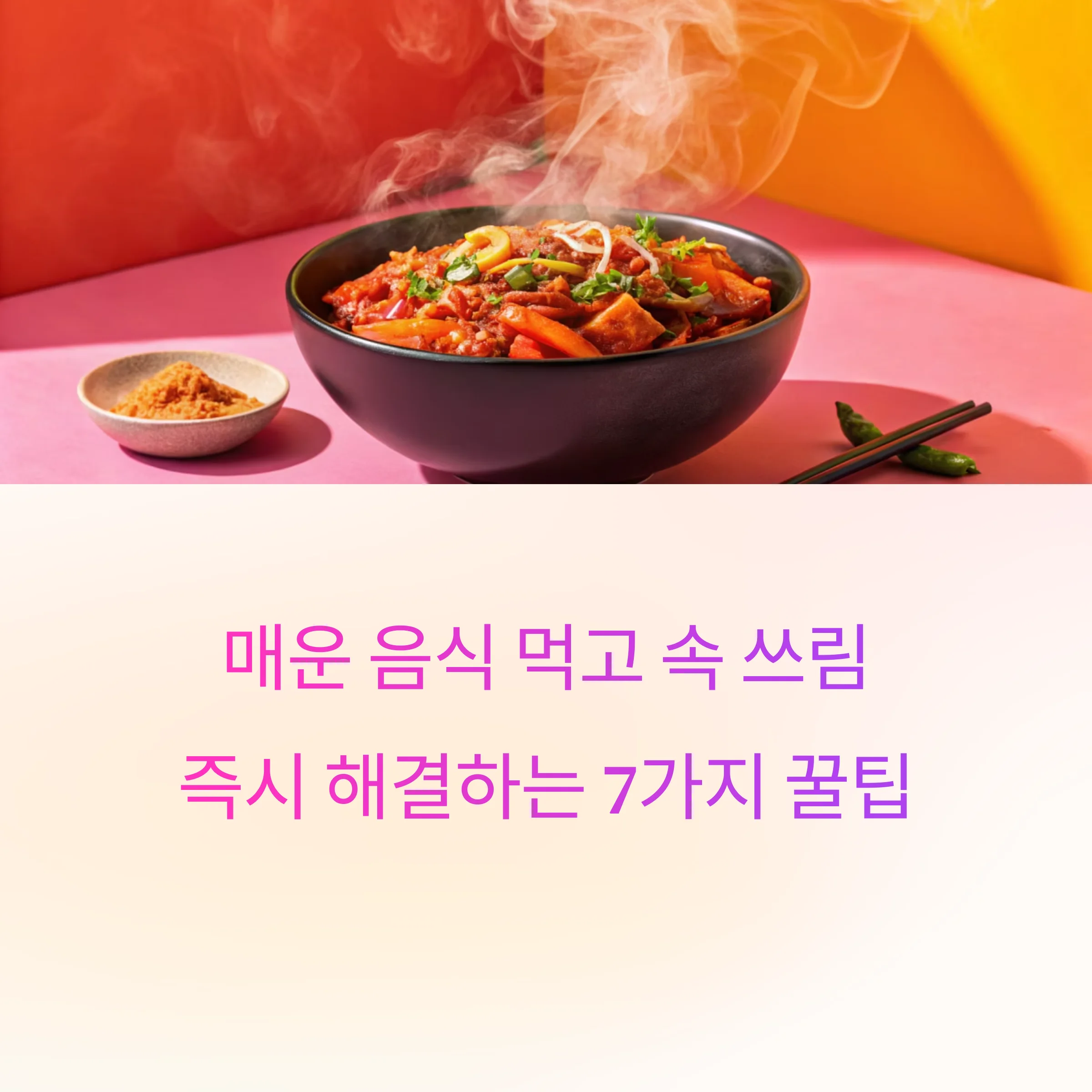 매운음식