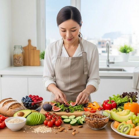 혈관 건강을 위한 고섬유질 식단