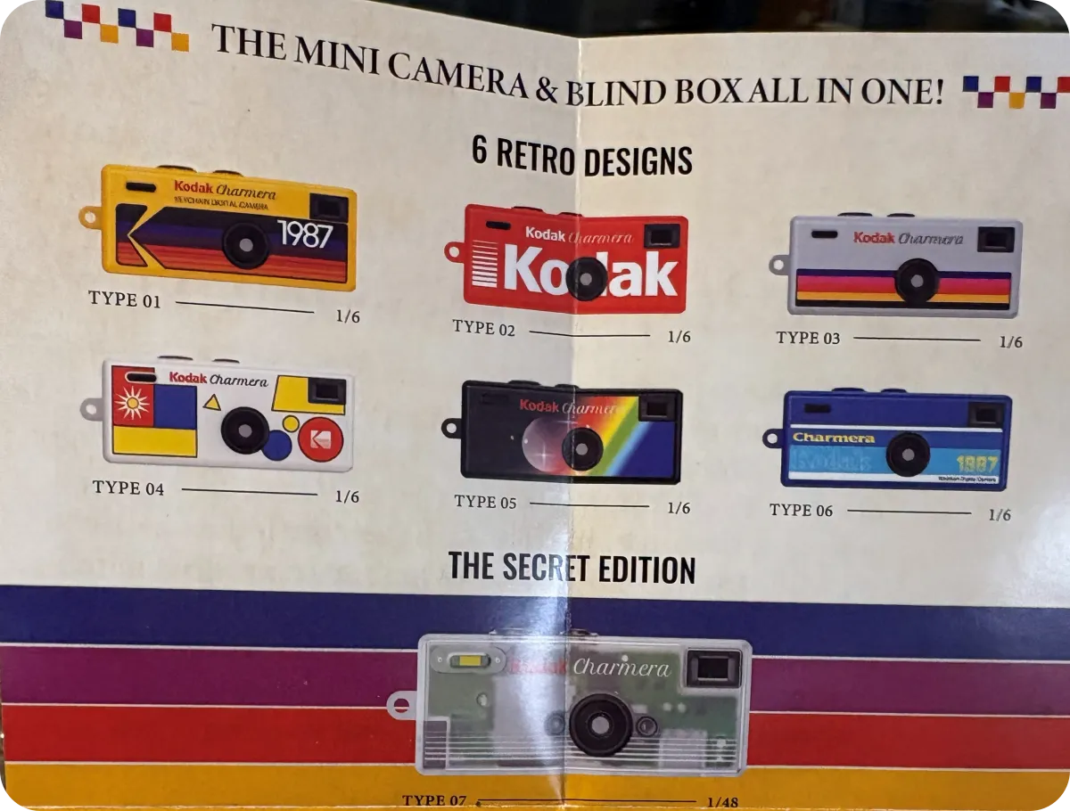 코닥차메라 제품종류