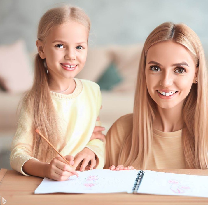 엄마를 쏙 빼닮은 딸