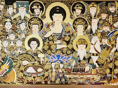 김포 신점 잘 보는 집 영신당 부처 탱화