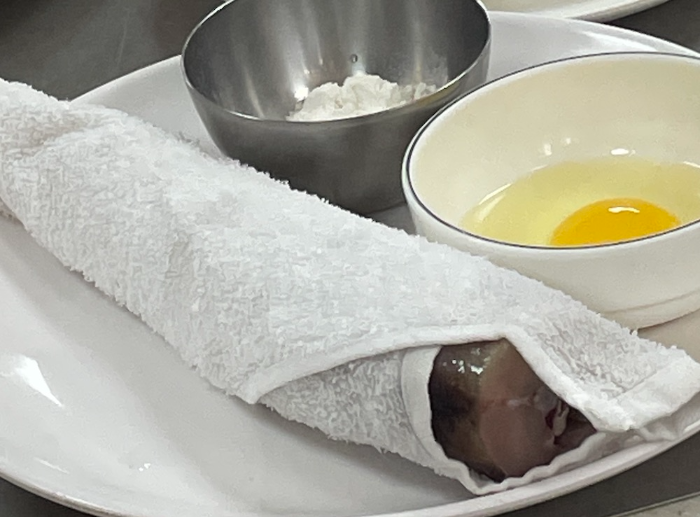 한식조리기능사 실기시험 준비 - 생선전 - 물기 제거하여 보관