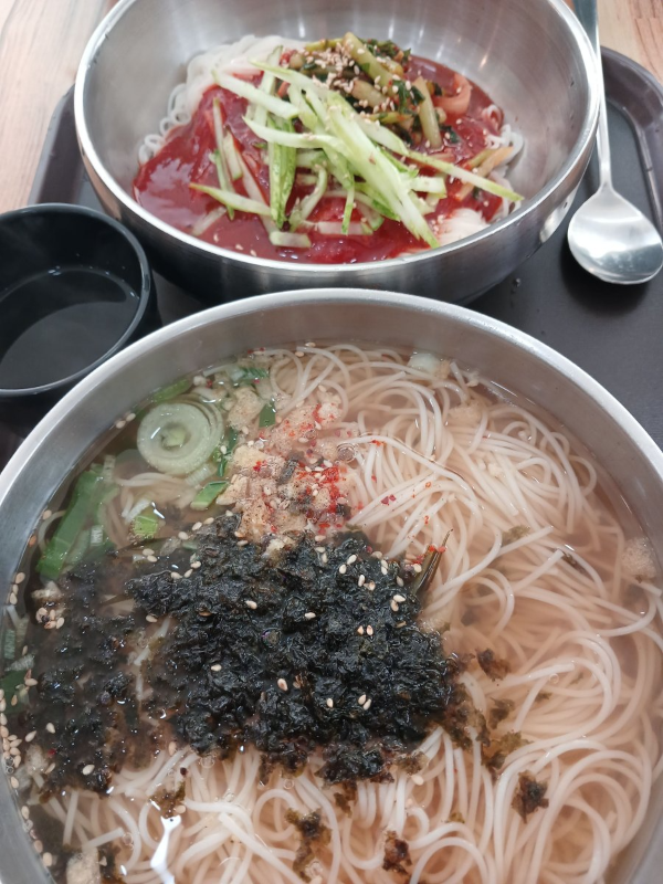 멸치국수집 메뉴