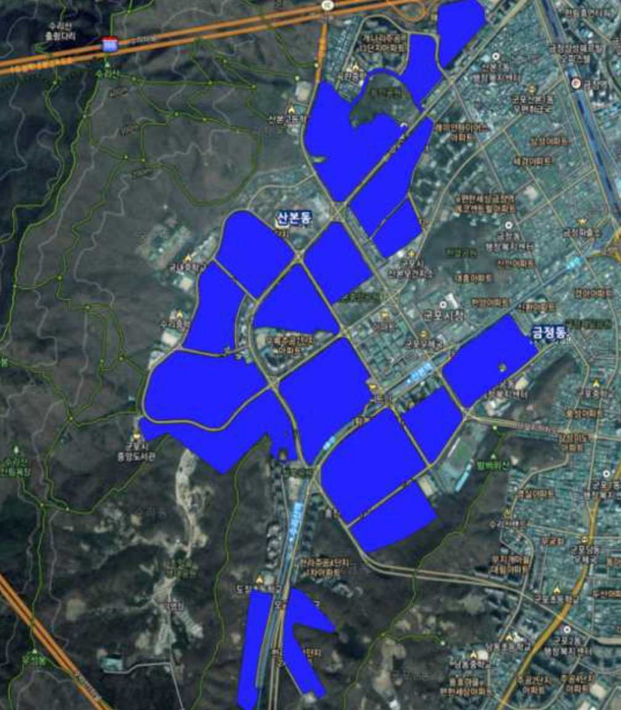 군포시 토지거래허가구역