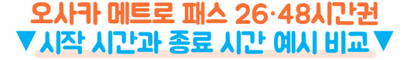 오사카-메트로-1일권-2일권-26시간-48시간-가격-노선-교통비-환불-주의사항