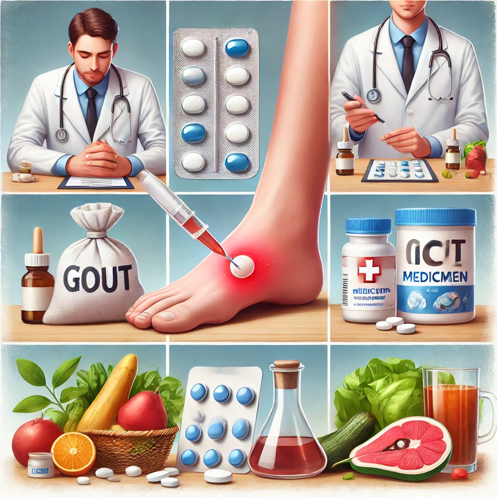 통풍의 치료방법 이미지