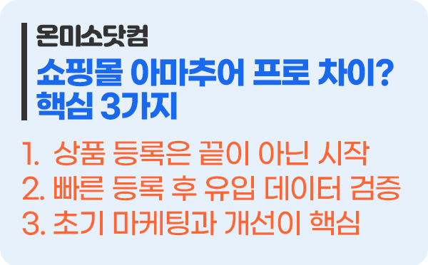 온라인 쇼핑몰 프로와 아마추어의 결정적 차이: 왜 상품 등록 후 매출이 갈릴까? 핵심 3가지