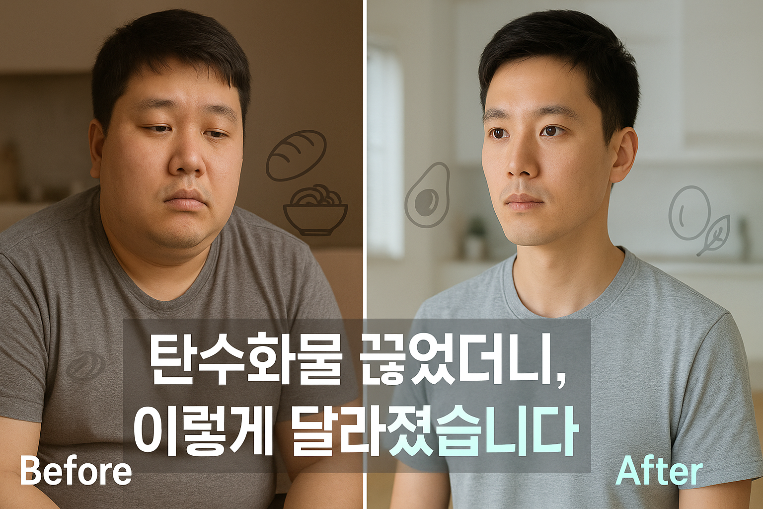 1.탄수화물 끊었더니 생긴 변화