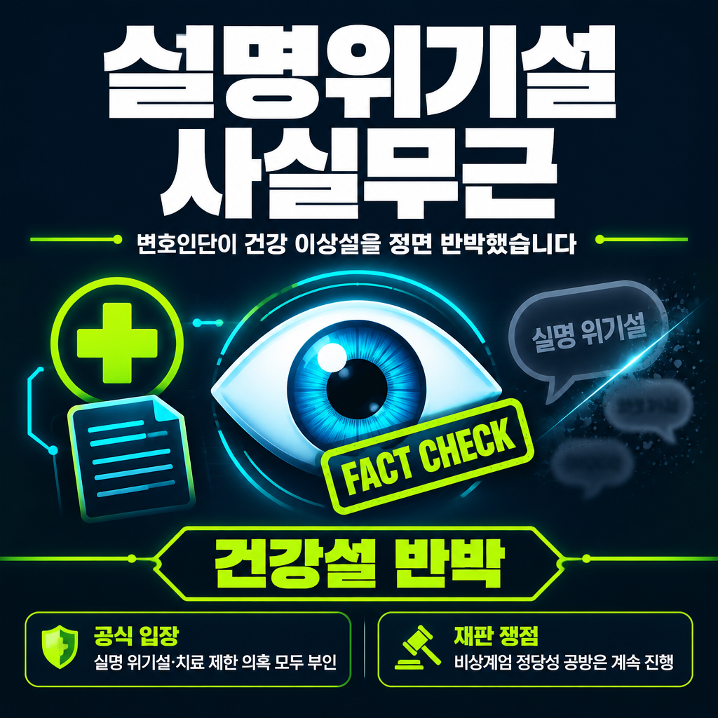 실명위기설 사실무근
