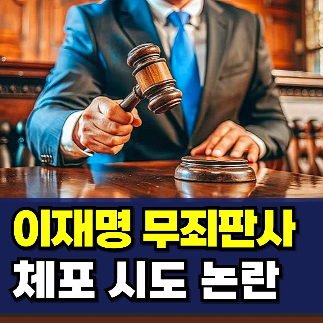 이재명-무죄-판사-체포-시도-사법권-침해