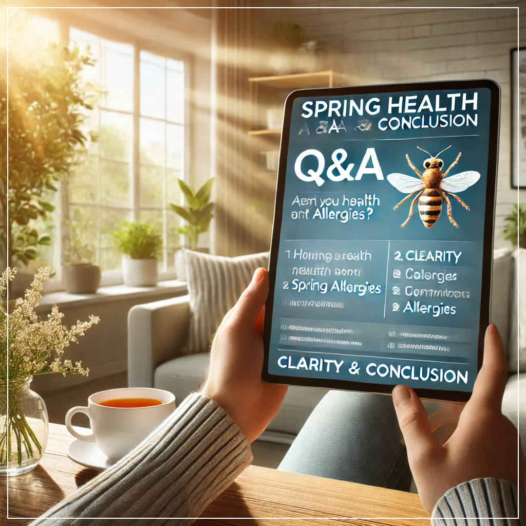 Q&amp;A - 봄철 알러지에 대한 궁금증