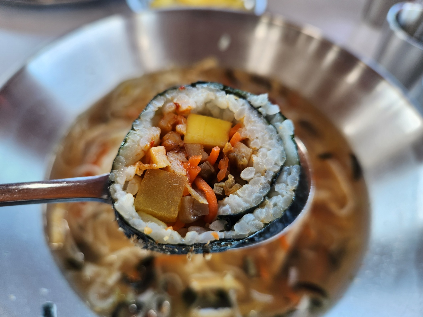 오별난 멸치국수_청하점_국수와 김밥