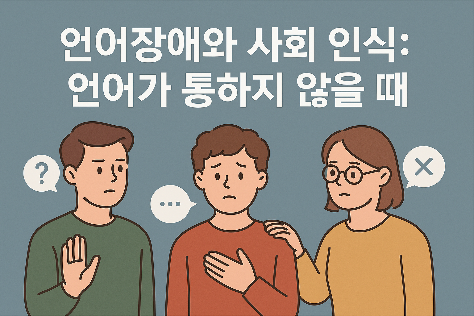 언어장애와 사회 인식: 언어가 통하지 않을 때
