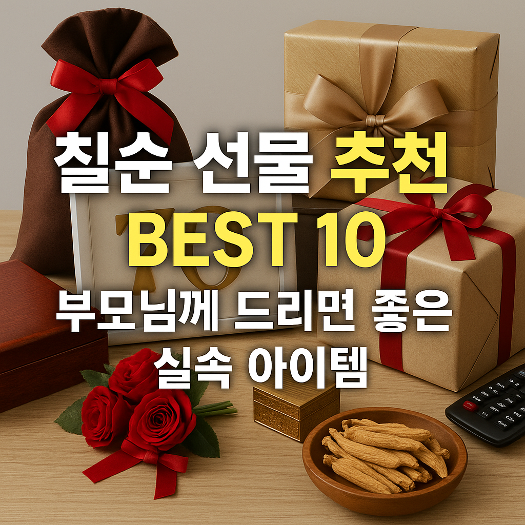 칠순 선물 추천