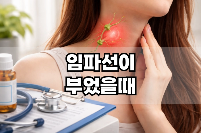임파선이 부었을때