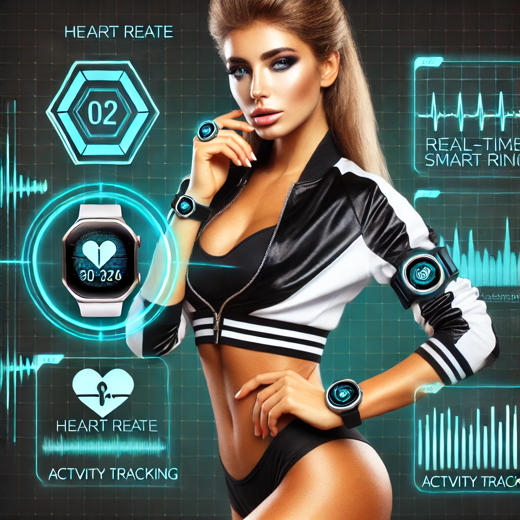 웨어러블 헬스케어 기술 이미지