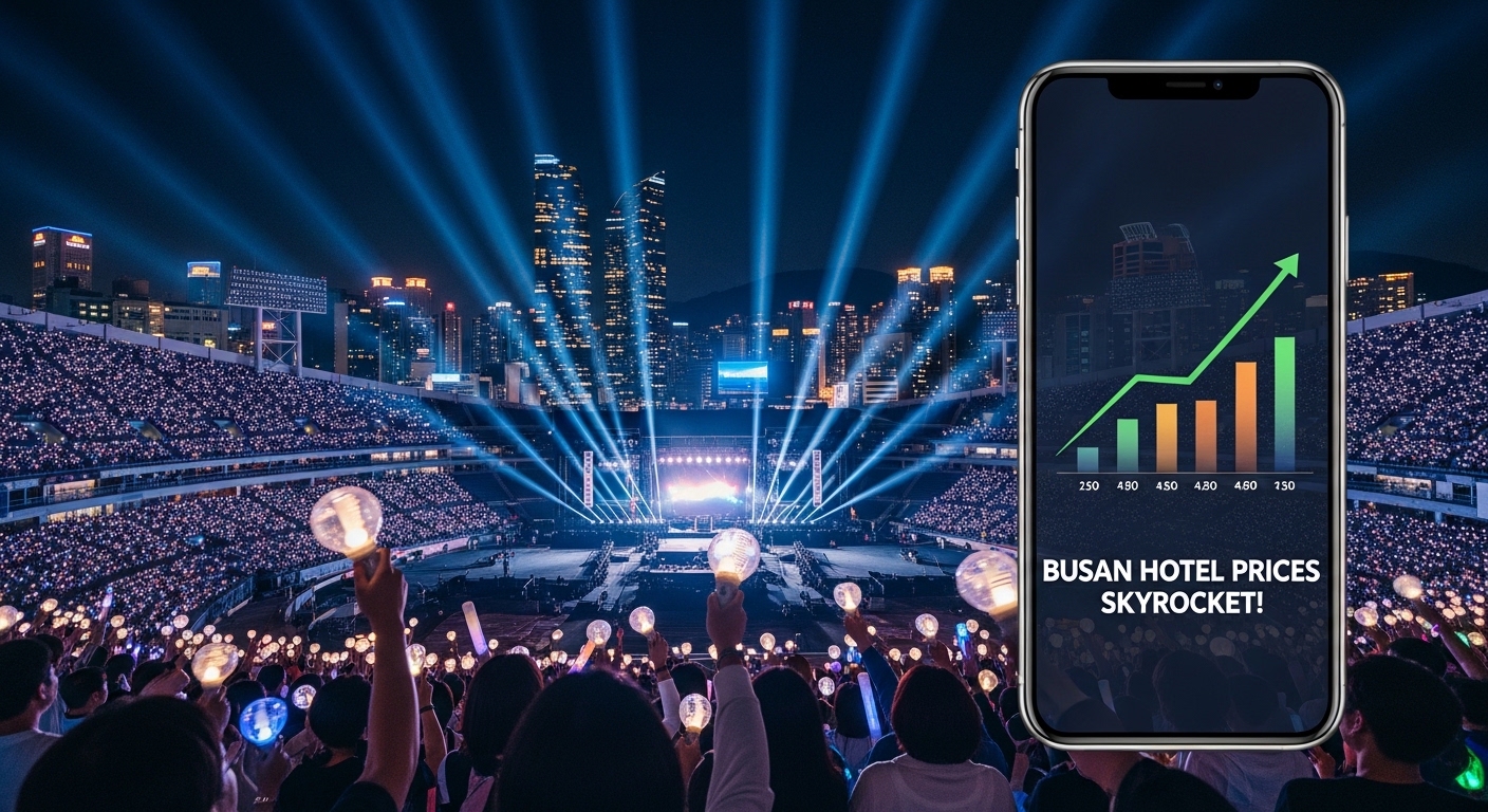 BTS 부산 공연 숙박비