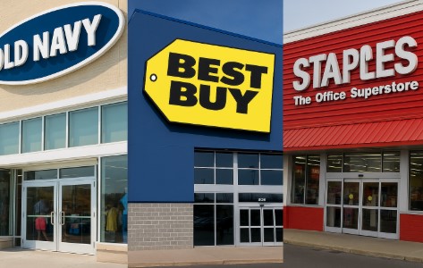 의류.가전.학용품별 미국 쇼핑몰 사진