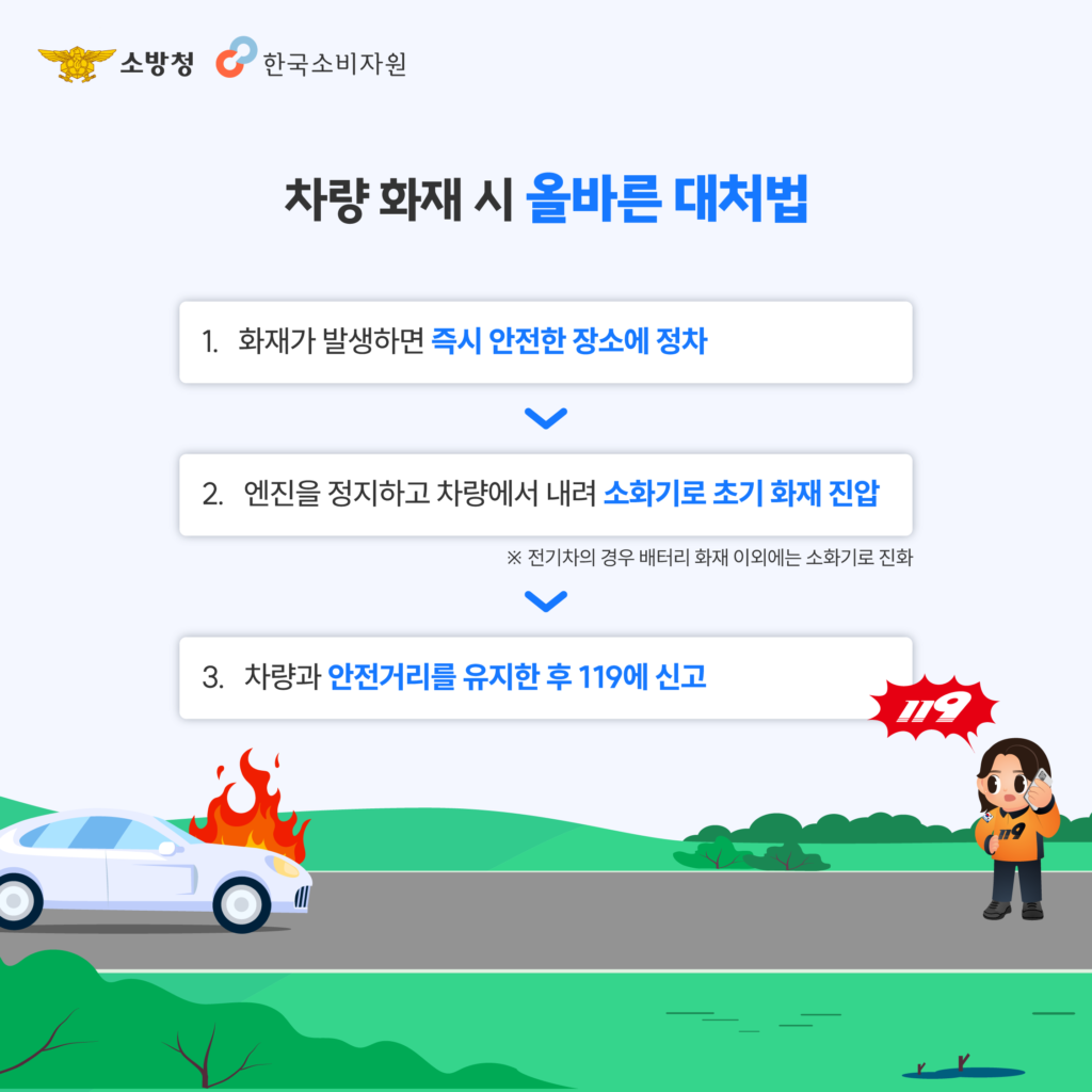 자동차 소화기 의무