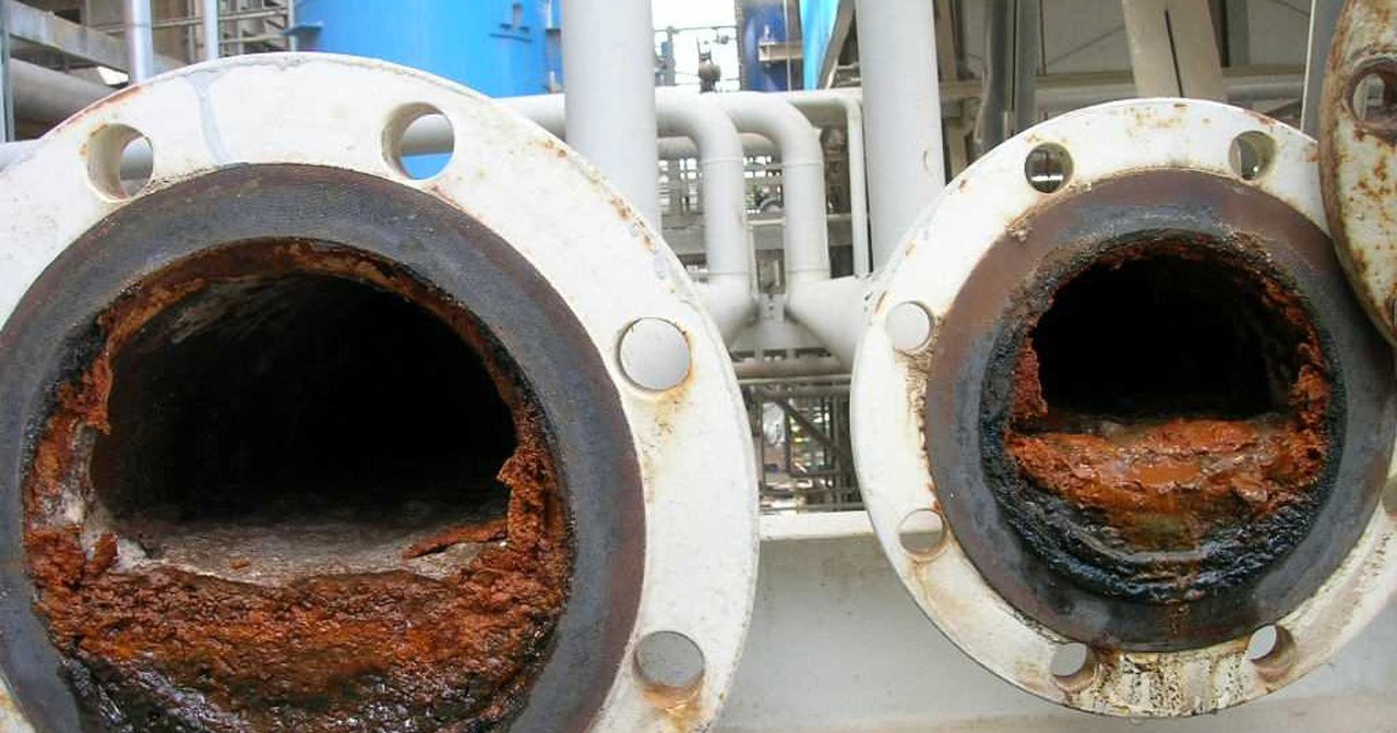 Sea Water pipeline interiors without MPGS