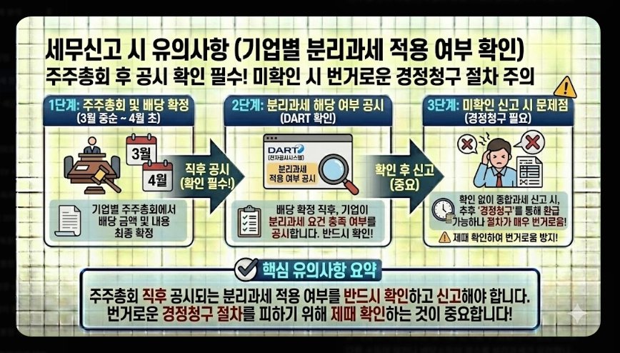 배당소득세 분리과세 [2026년 신설] 구간별 세율&middot;대상 기업 요건&middot;최대 30% 절세 전략