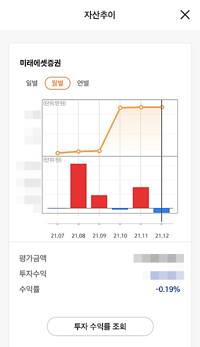 IRP-계좌-수익률-화면