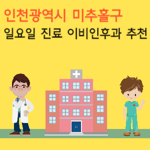 인천 미추홀구 일요일 진료 이비인후과 추천