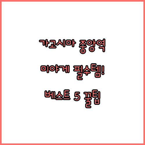 가고시마 중앙역 쇼핑 미야게 요코초 ..