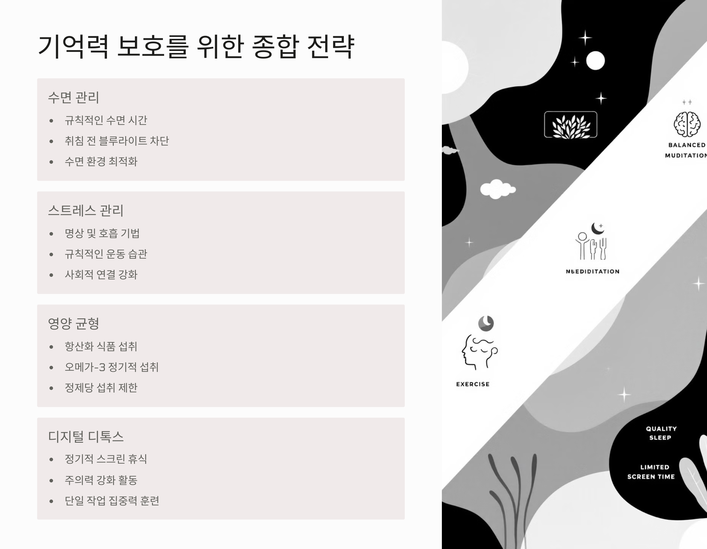 종합 전략