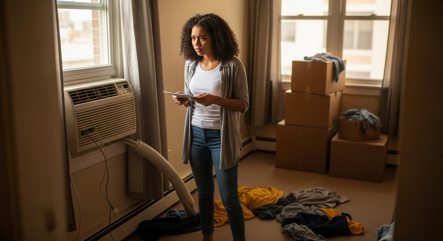 에어컨 고장 집주인 거부