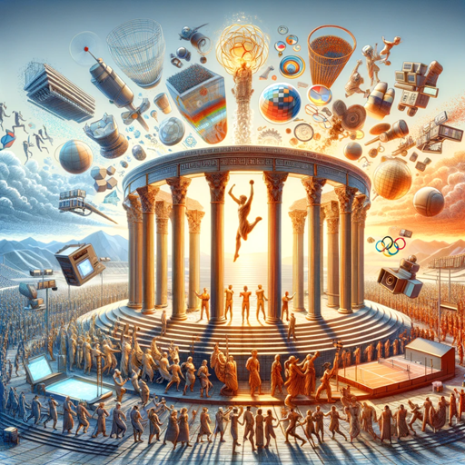 아테네 올림픽을 연상하게 만드는 이미지