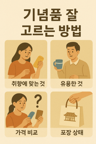 기념품 잘 고르는 방법 – 특별한 여행의 흔적 남기기