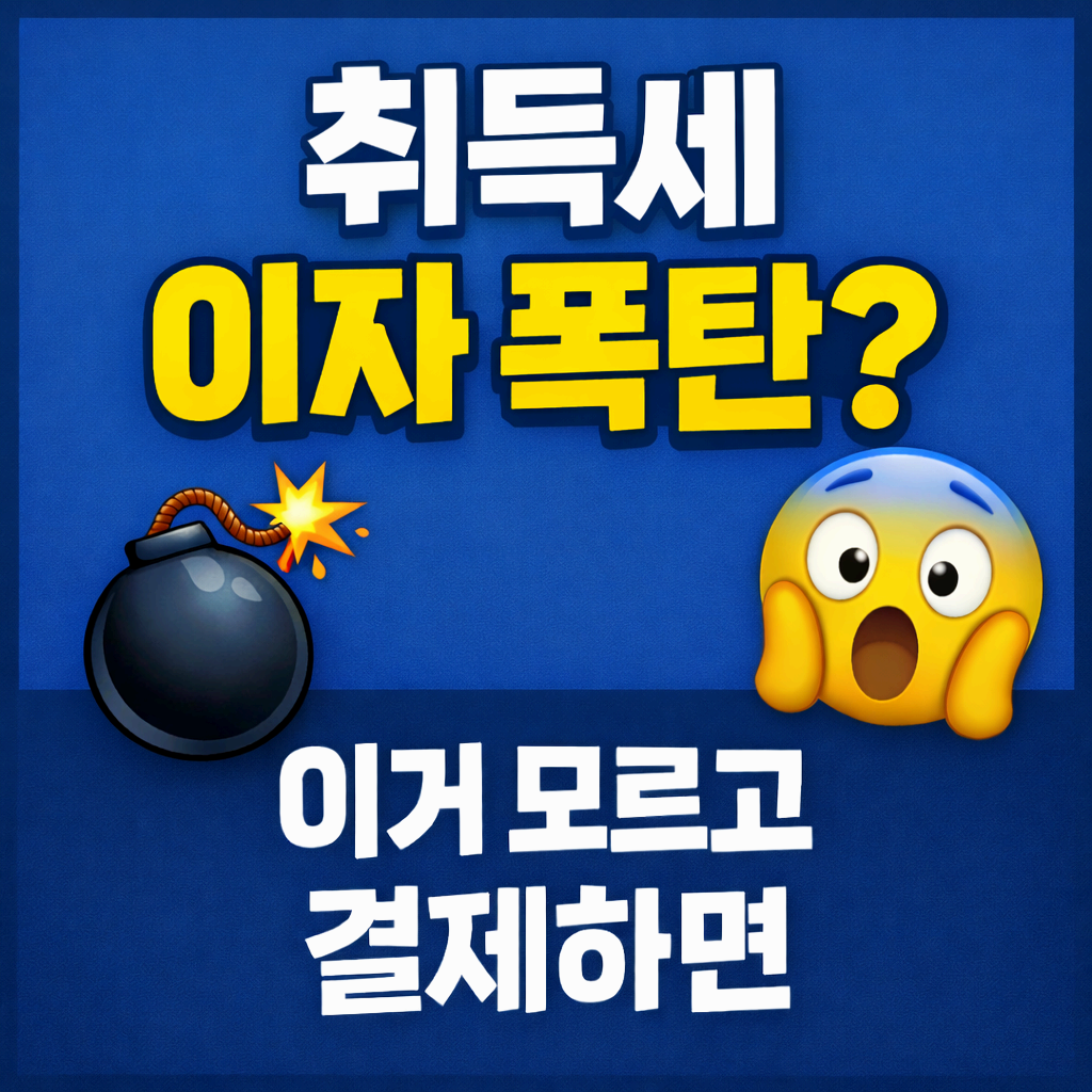 취득세 카드납부 무이자 할부 이자 폭탄 주의 부분무이자 이자 발생 설명