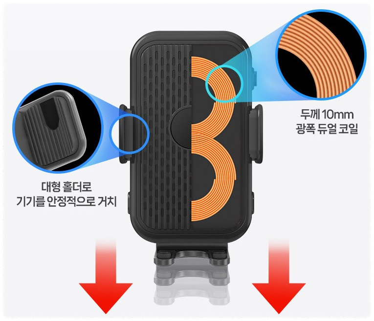 쿠팡-차량용-핸드폰-무선-충전기-추천