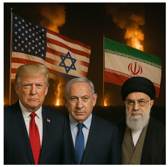 트럼프, 네타냐후, 하메네이