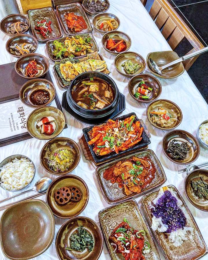 산채 정식 참고 이미지