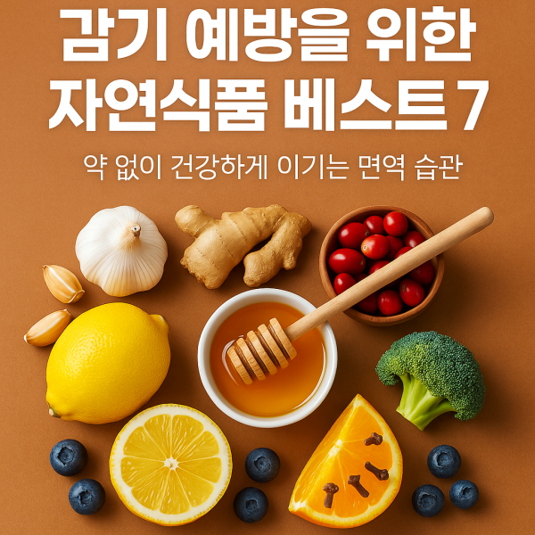 감기 예방을 위한 자연식품