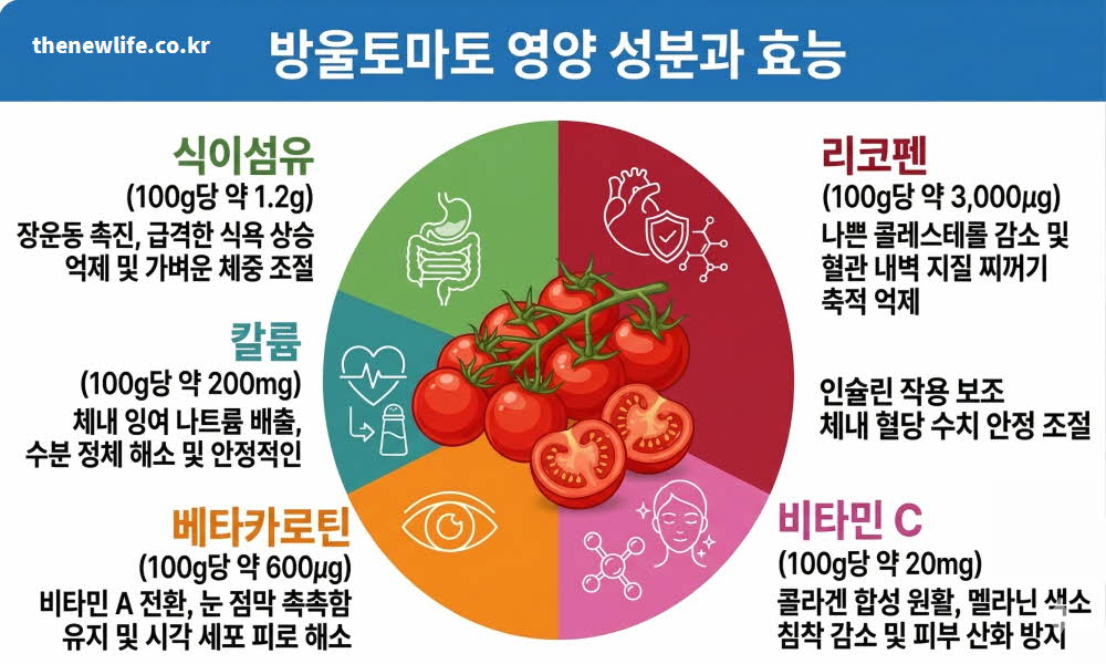 방울토마토 효능 영양 성분