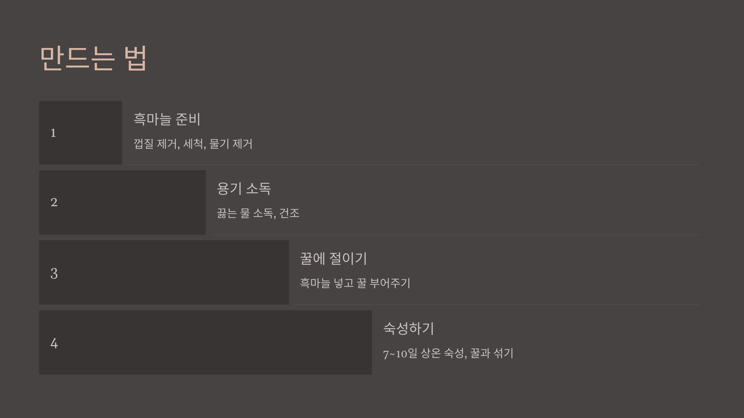 흑마늘 꿀절임 사진입니다.