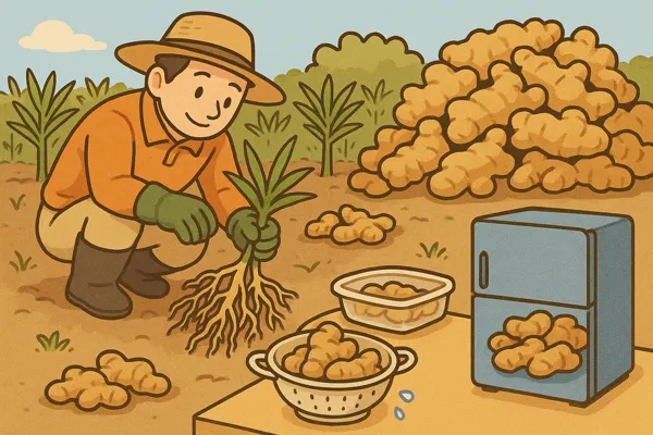 생강 수확 시기 및 보관 방법16