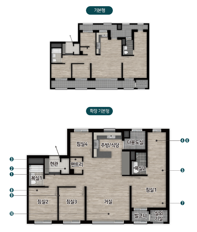 동탄-파크릭스-84Atype-평면도