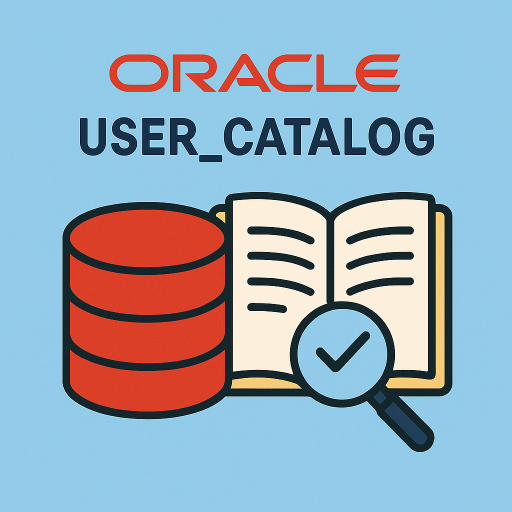 USER_CATALOG 완전 분석과 실전 활용 전략