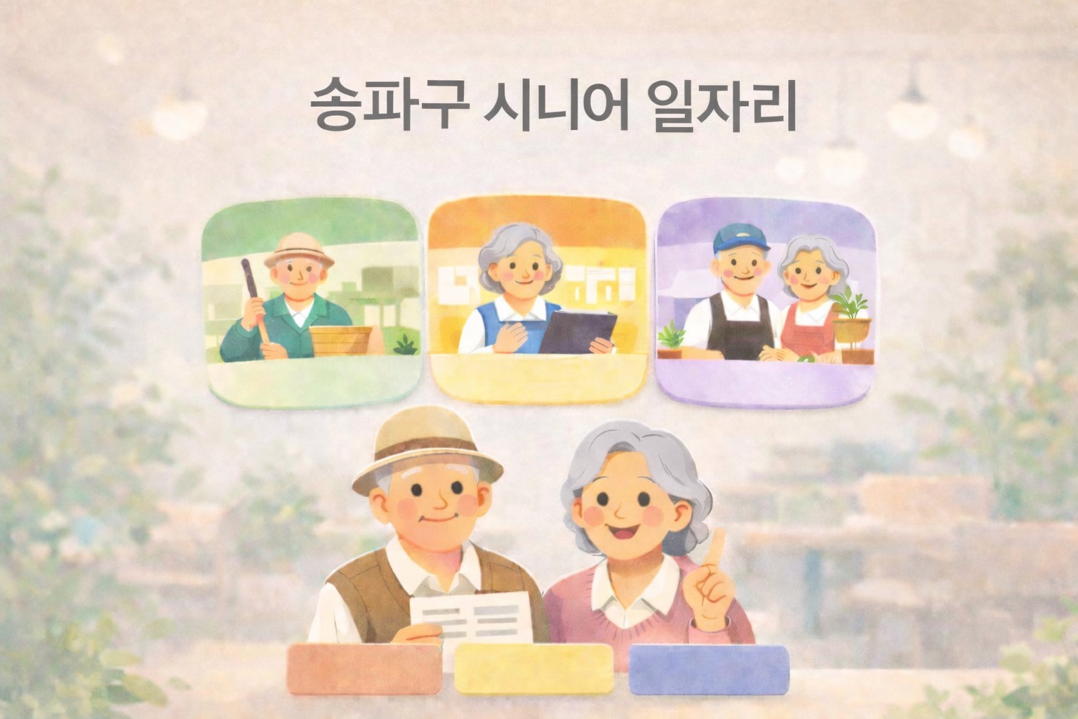 송파구 시니어 일자리