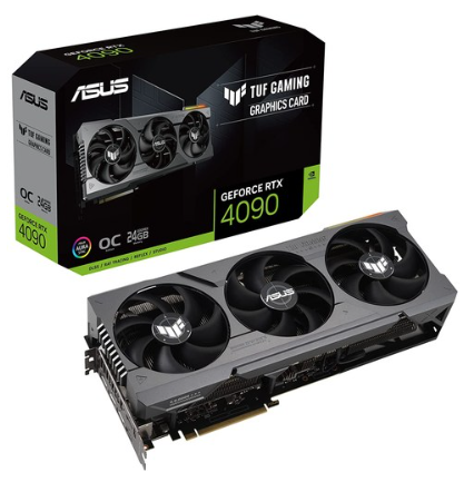 ASUS TUF Gaming GeForce RTX4090 OC 에디션 게임용(PCIe 4.0 24GB GDDR6X HDMI 2.1a DisplayPort 1.4a)관부세포함