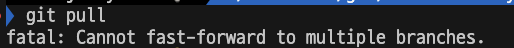 깃 풀 에러