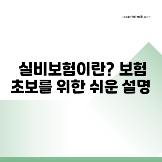 실비보험