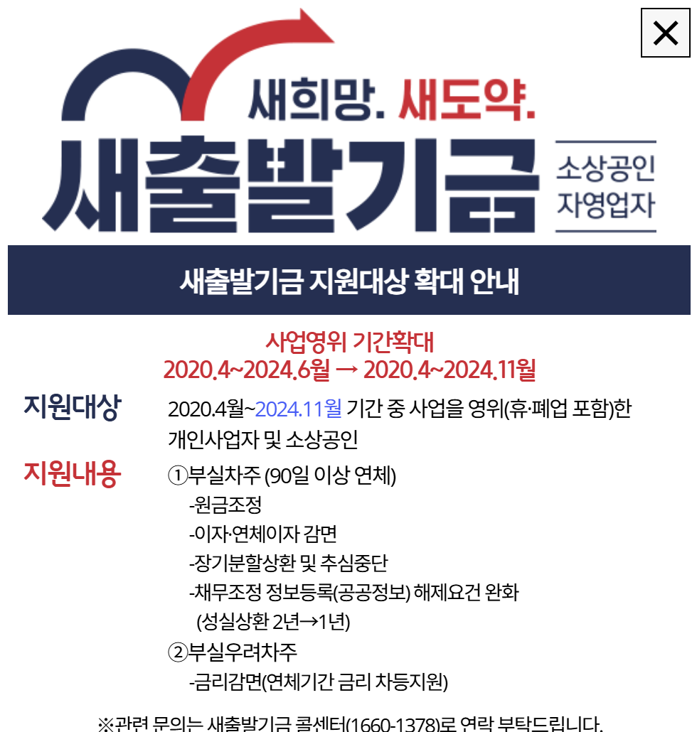 새출발기금 대상 신청 방법 대출 채무조정 탕감 총정리(소상공인 자영업자 필독!)