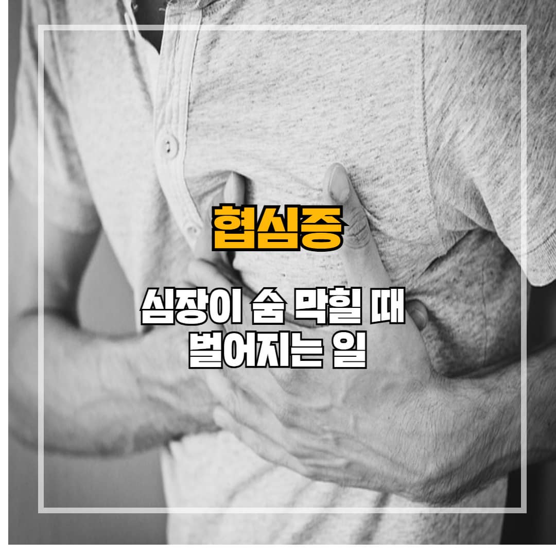 협심증 증상과 대처법, 가슴 통증이 보내는 경고