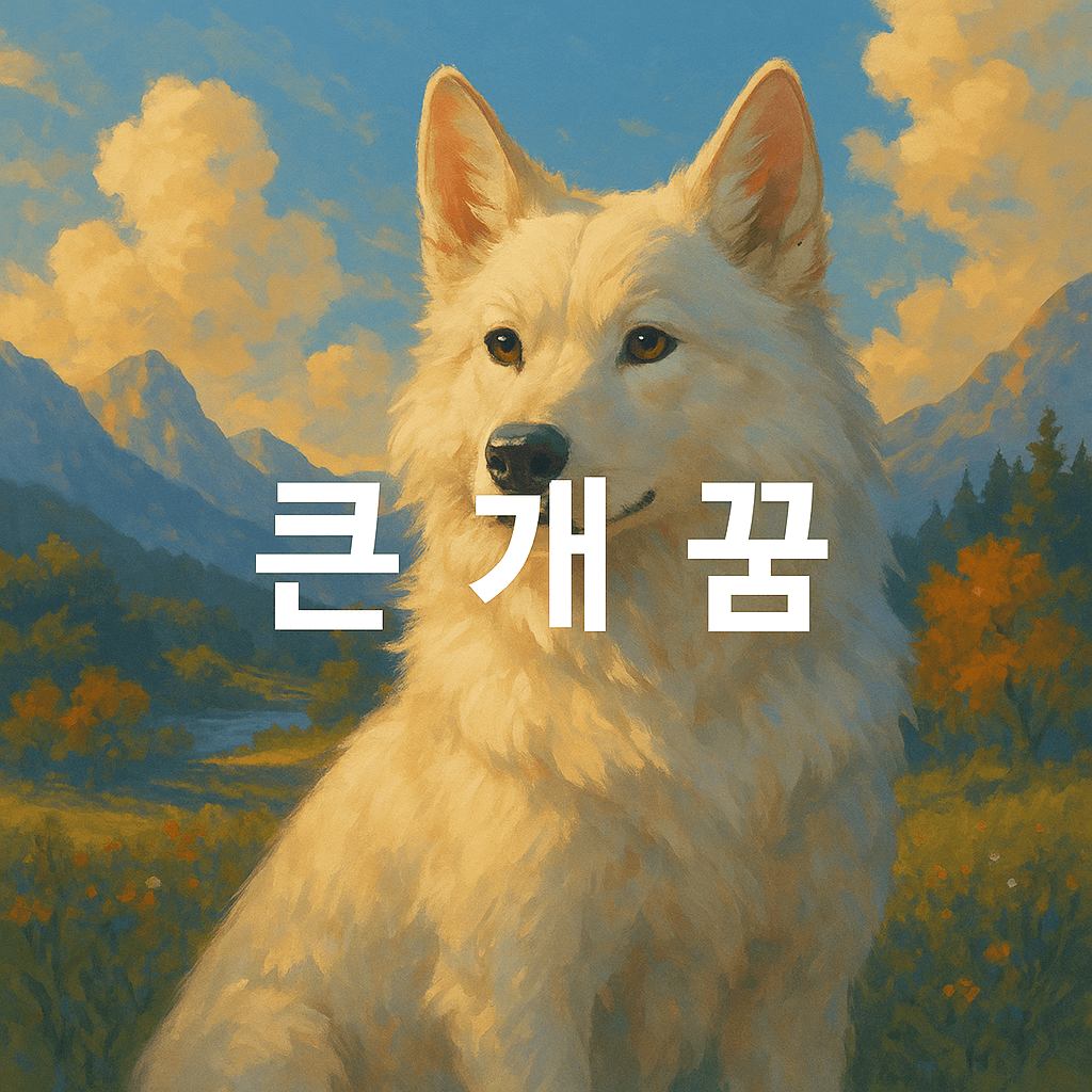 큰 개 꿈 해몽