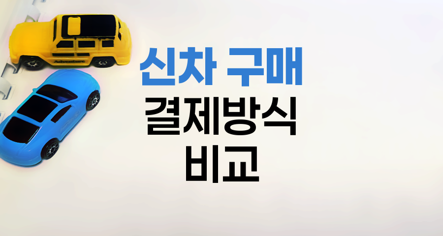 자동차 신차 구매 결제방식 비교, 할부 vs 카드 vs 일시불